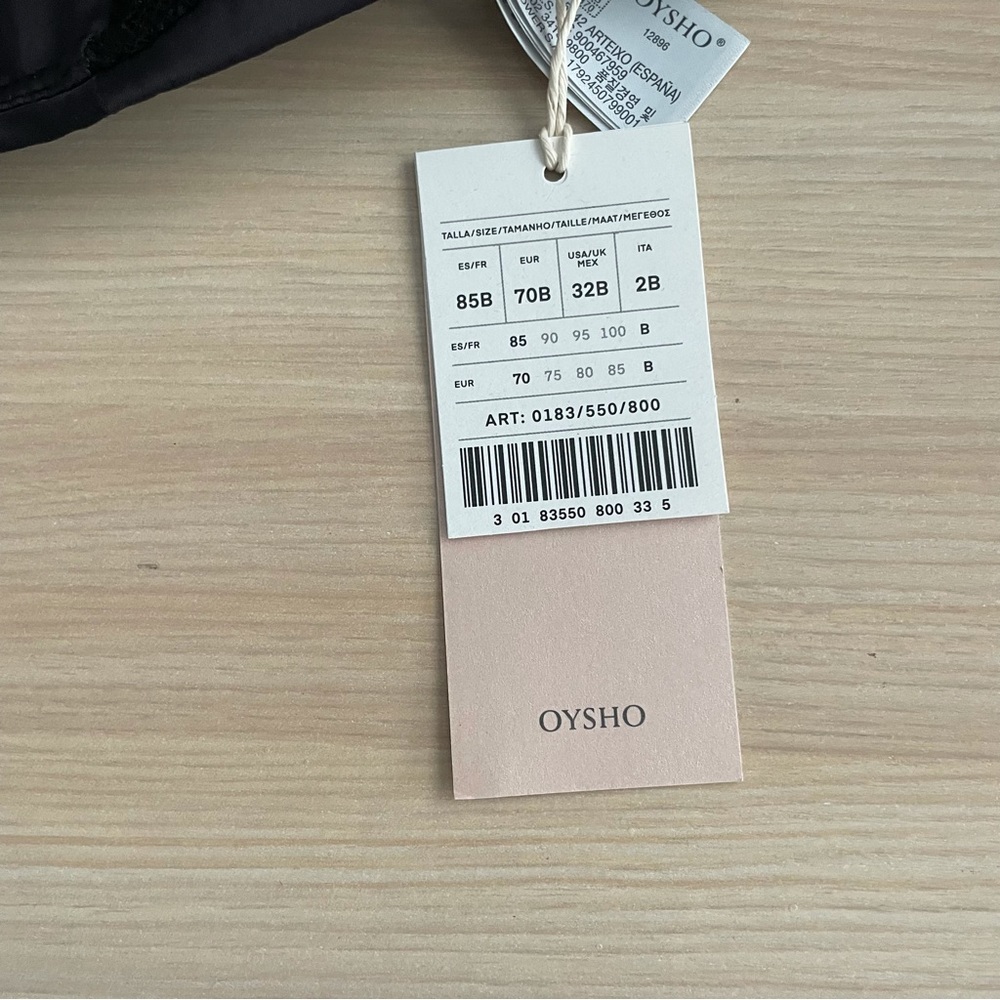 OYSHO Essential Lace Triangular Underwire Bra - Picture 4 of 4
